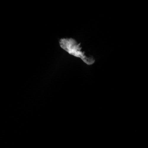 Comet Borrelly Varied Landscape