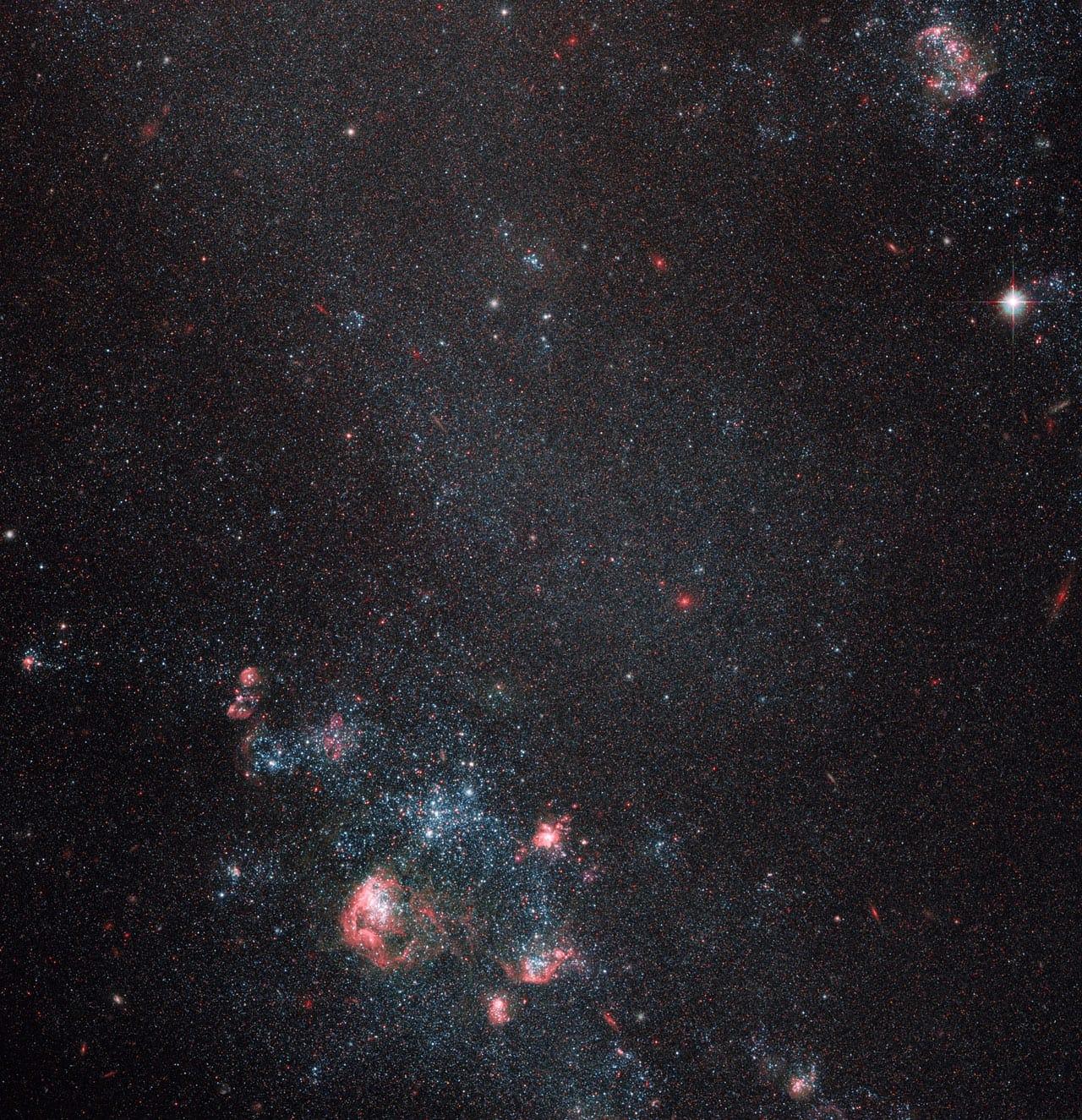 Coddington's Nebula — IC 2574 HST