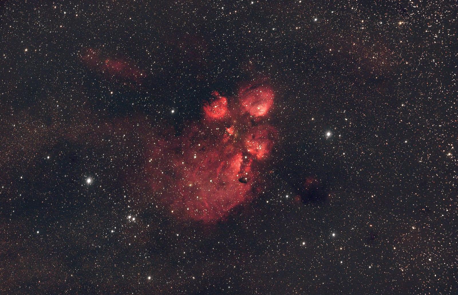 Bear Claw Nebula — Cats Paw Nebula NGC 6334