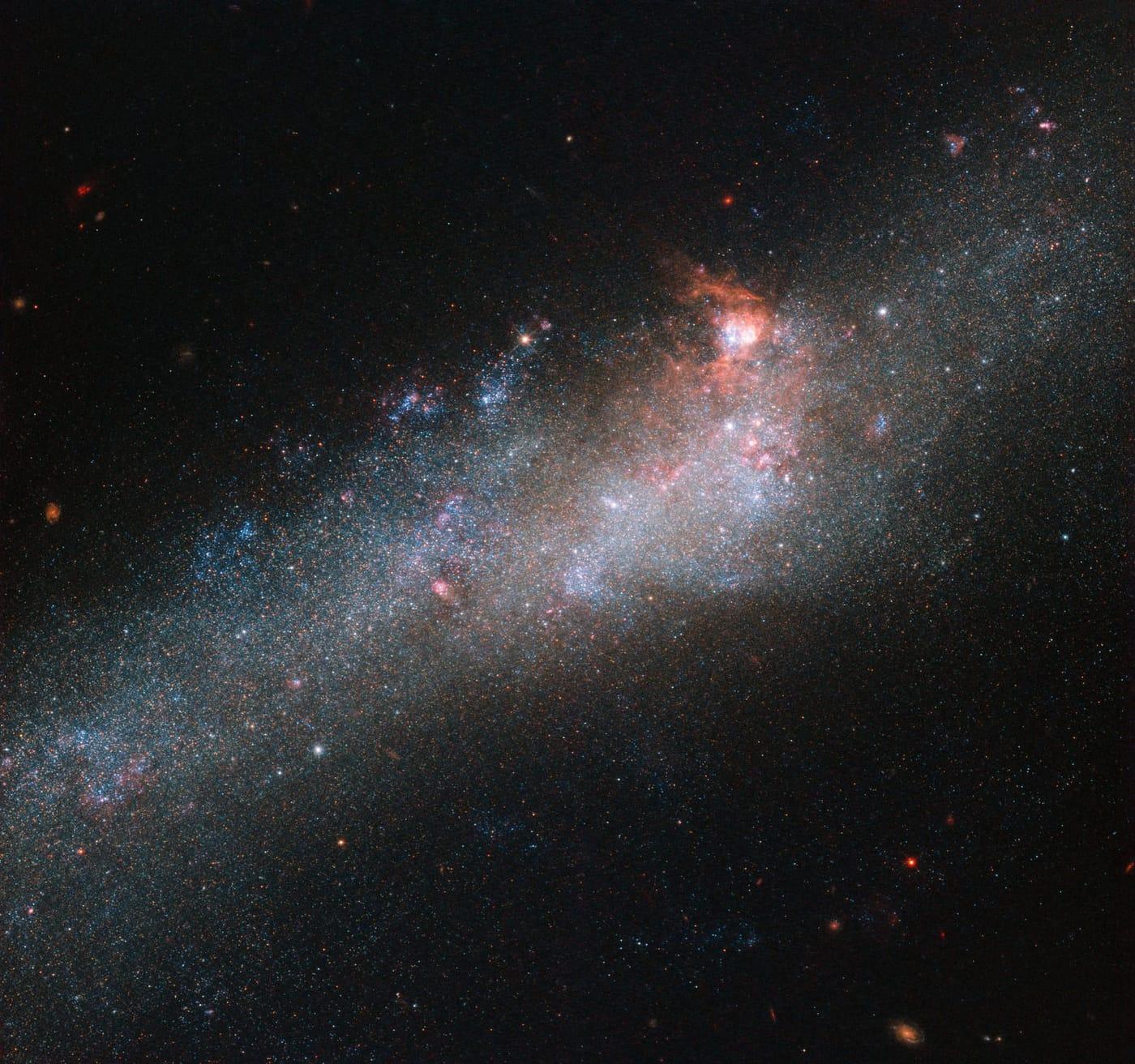 Hubble's Hockey Stick Galaxy