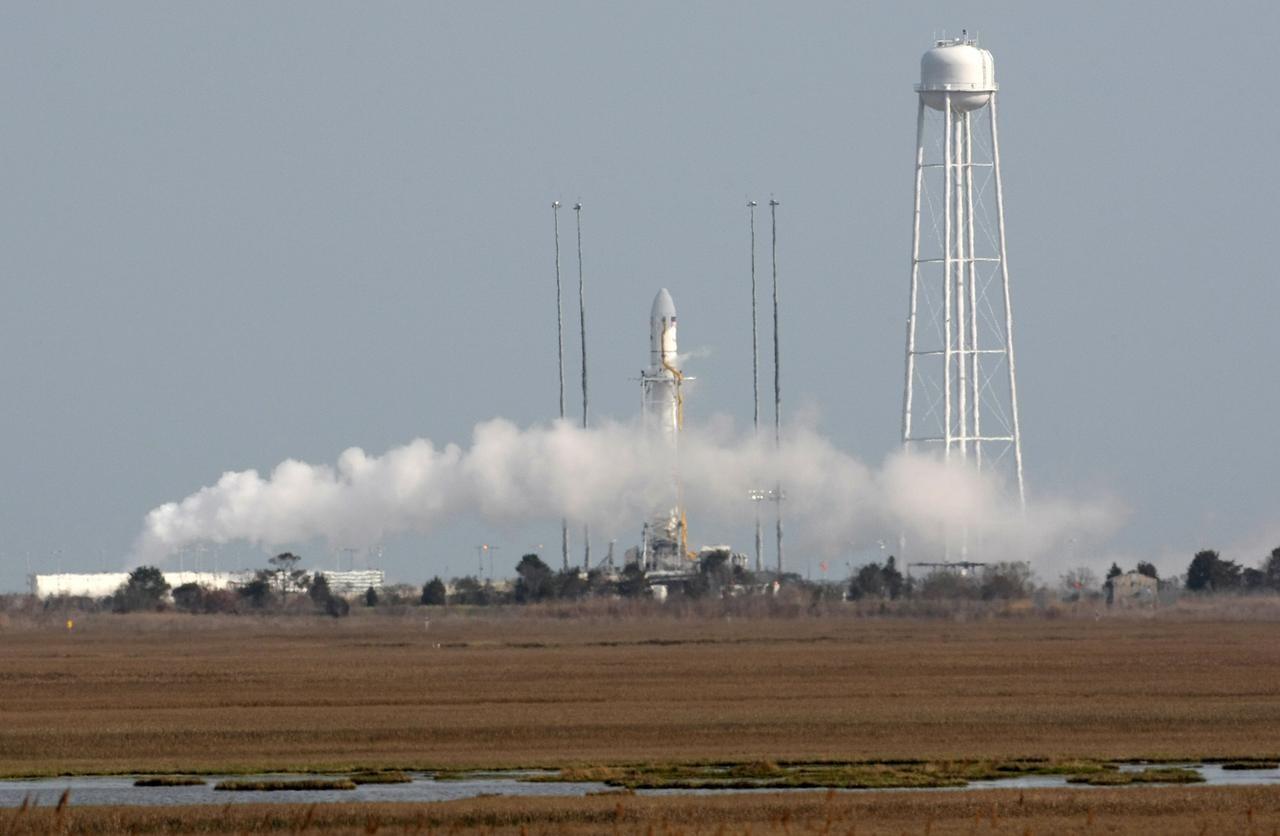 Antares Rocket Launch Failure at Wallops Island Virginia