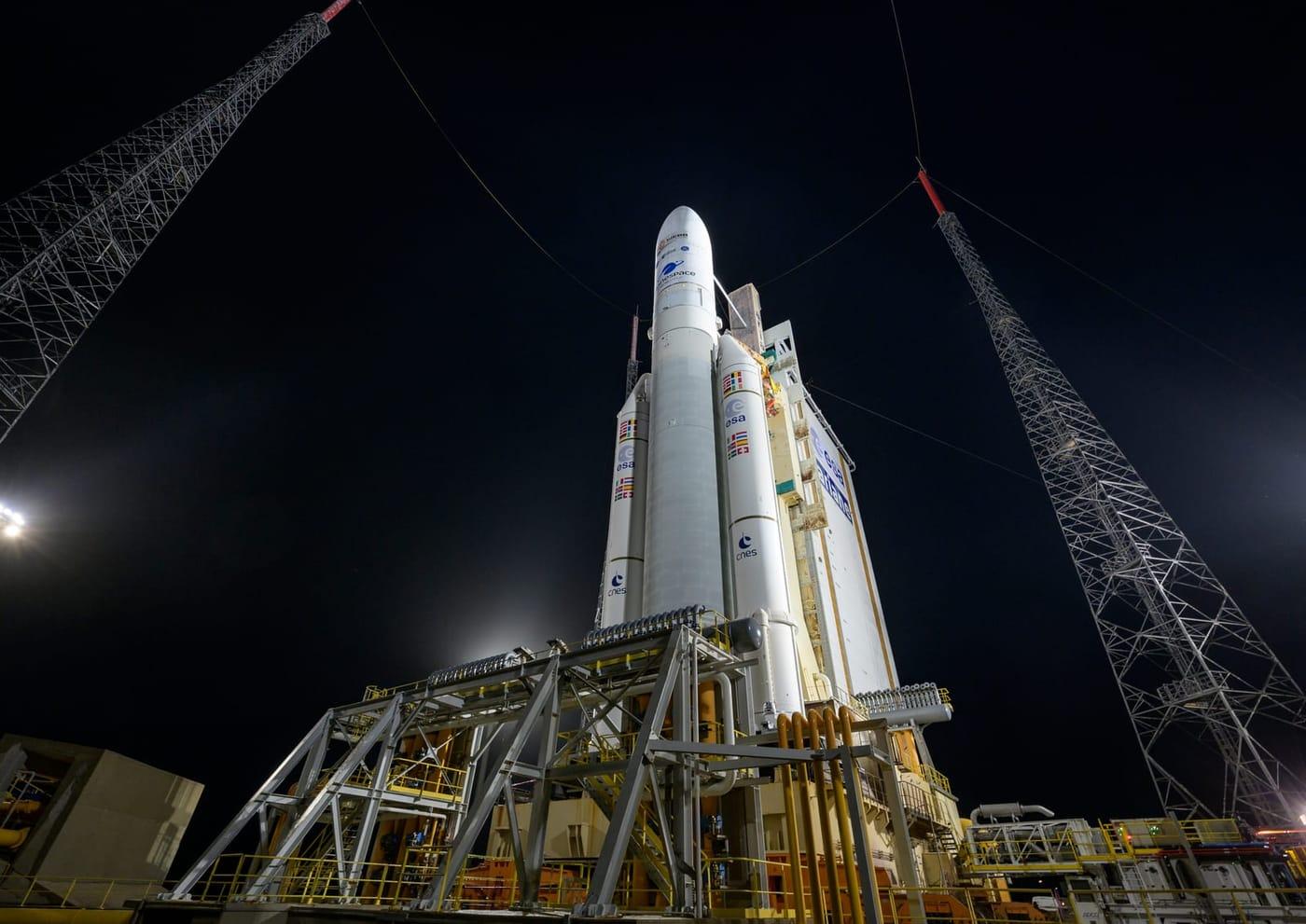 Ariane 5 with James Webb Space Telescope Prelaunch
