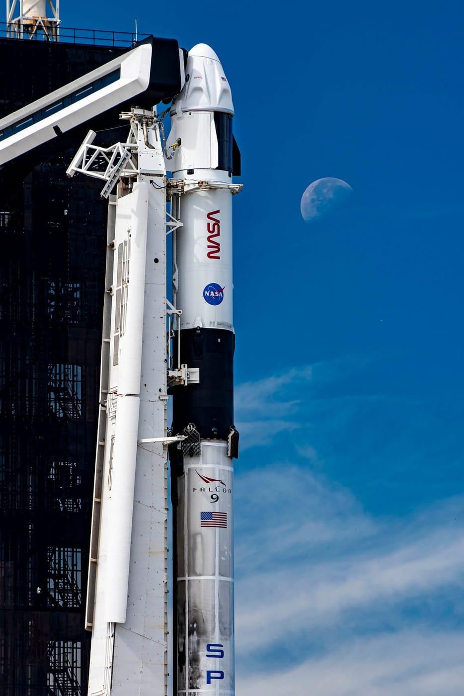 SpaceX Crew-3 Falcon 9 Vertical at LC 39A