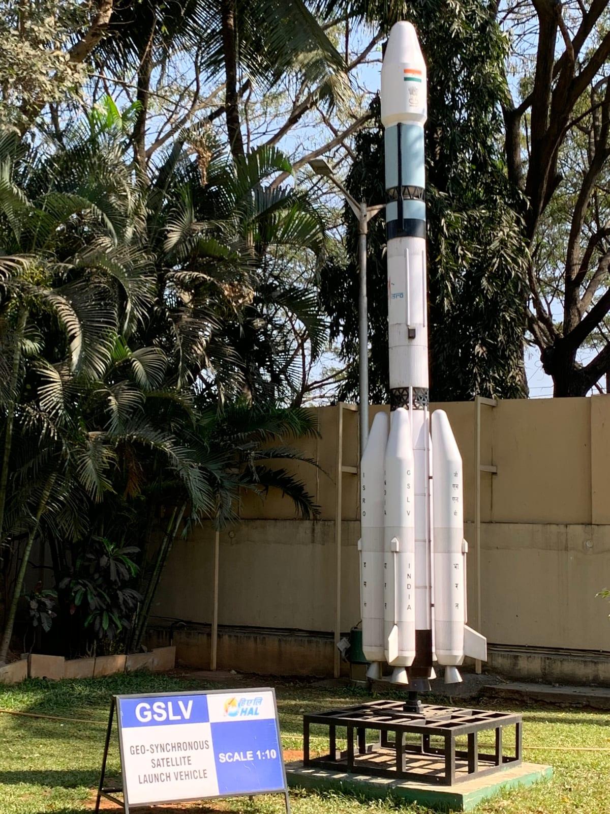 GSLV (Geosynchronous Satellite Launch Vehicle) — ISRO GSLV (Geostationary Satellite Launch Vehicle) model at HAL Museum, Bengaluru (Ank Kumar) 01