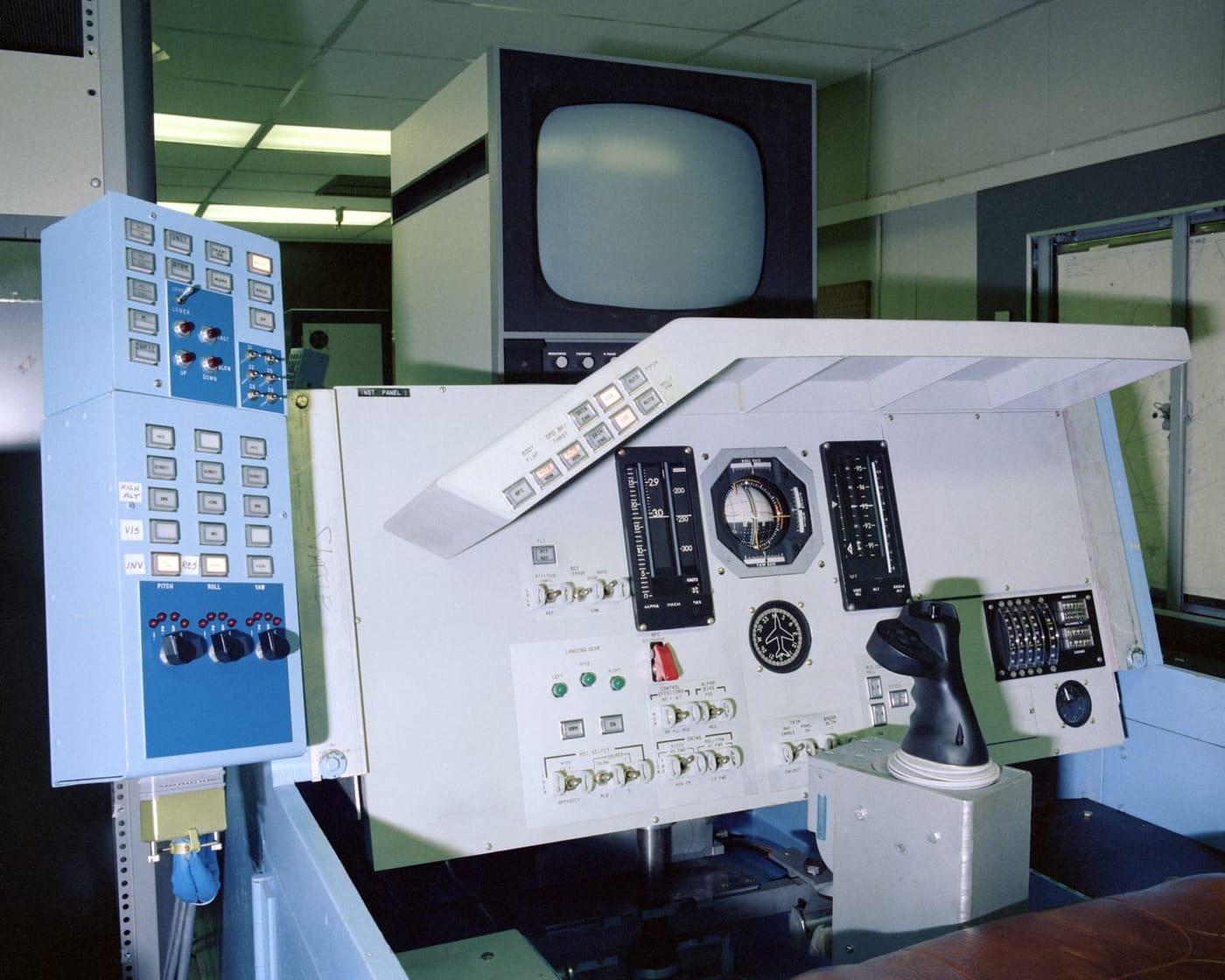 Space Shuttle Simulator cockpit