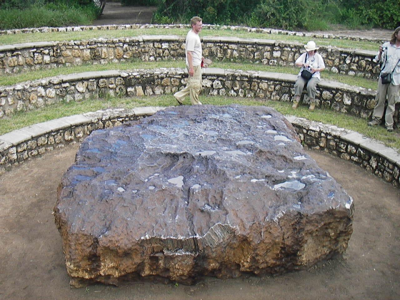 Hoba — The Hoba Meteorite near Grootfontein