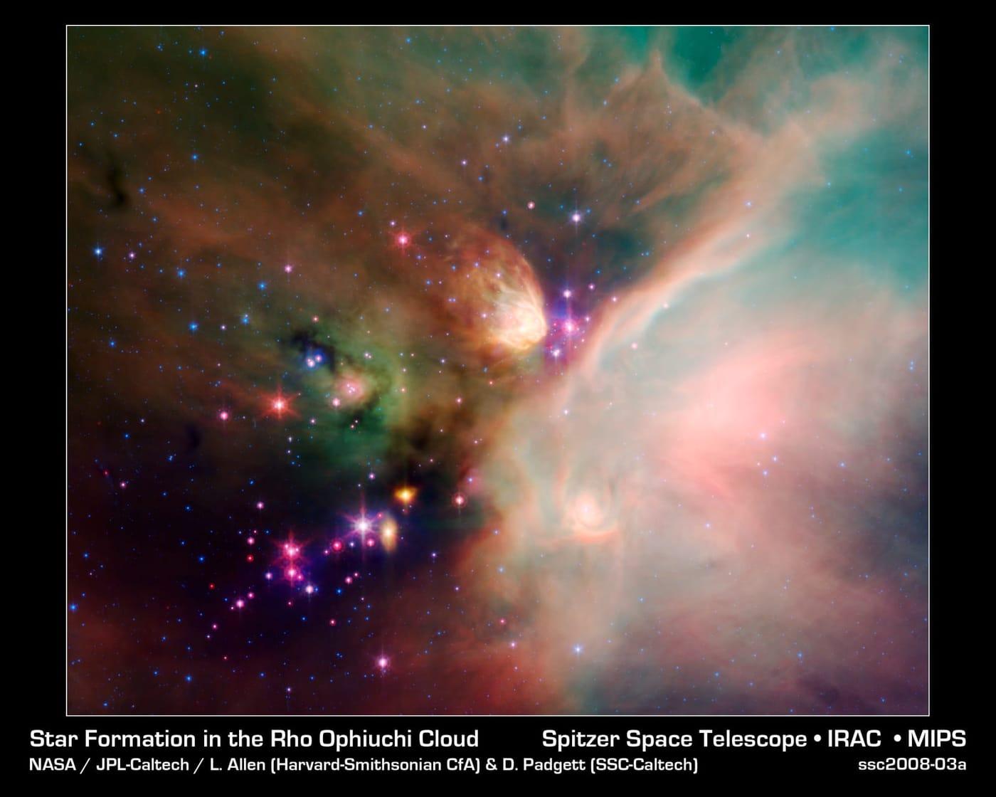 rho Oph Nebula — Star Formation in the Rho Ophiuchi Cloud