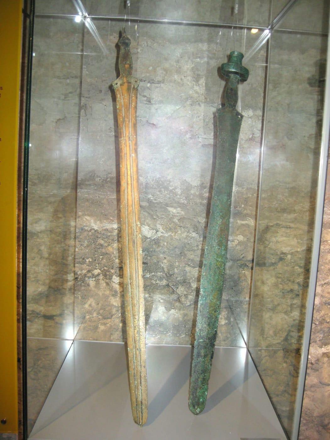 Upper Sword — Hallstatt 'C' Swords in Wels Museum, Upper Austria