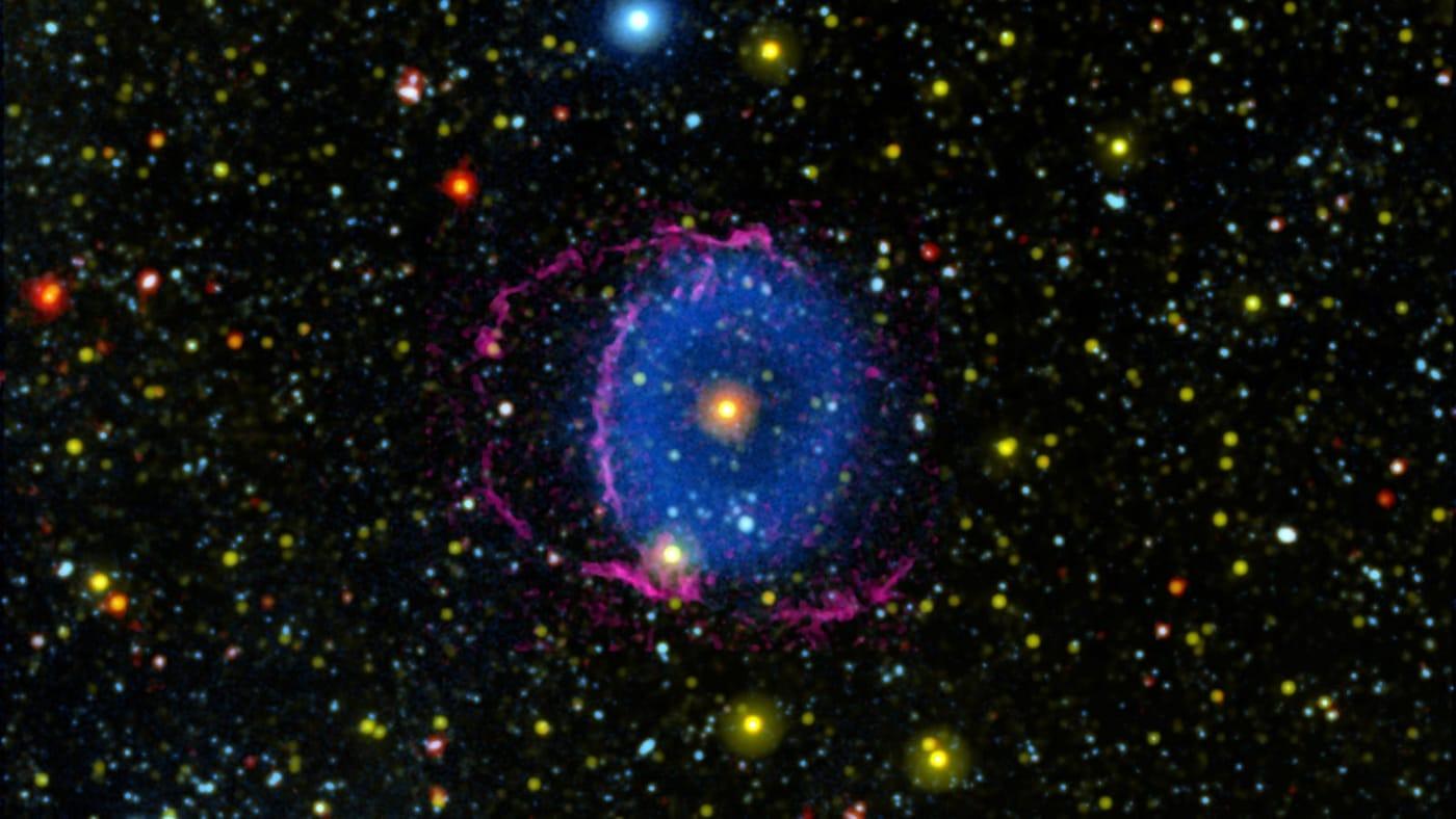 The Blue Ring Nebula