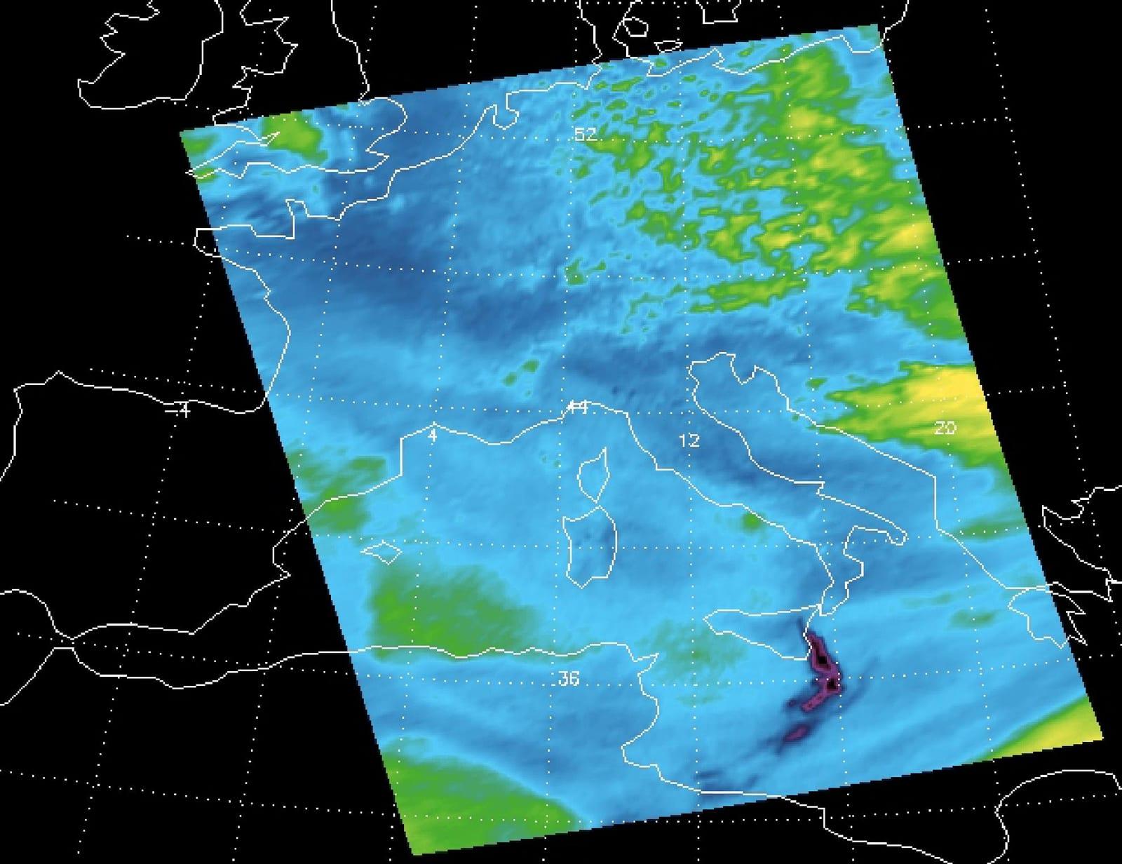 Sulfur Dioxide Plume from Mt. Etna Eruption 2002 as Detected with AIRS Data