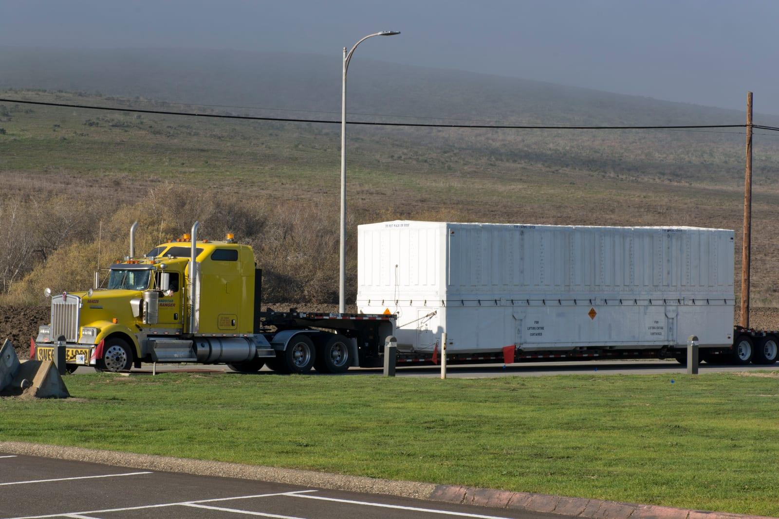 Delta II ICESat-2 Fairing Arrival
