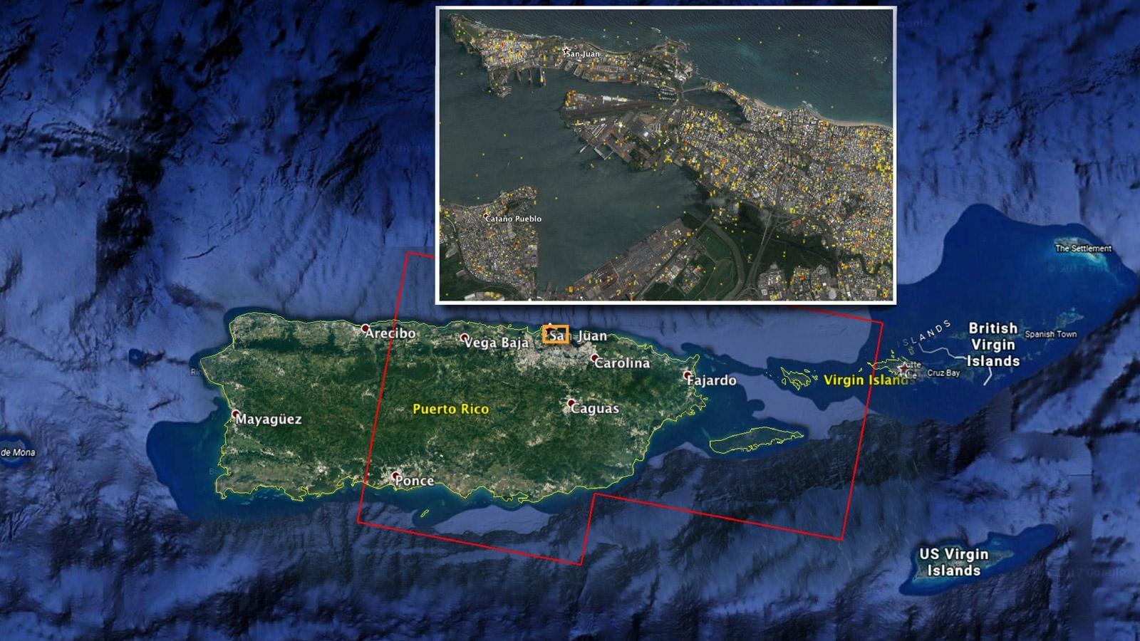 NASA Damage Map Aids FEMA's Hurricane Maria Rescue Operation in Puerto Rico