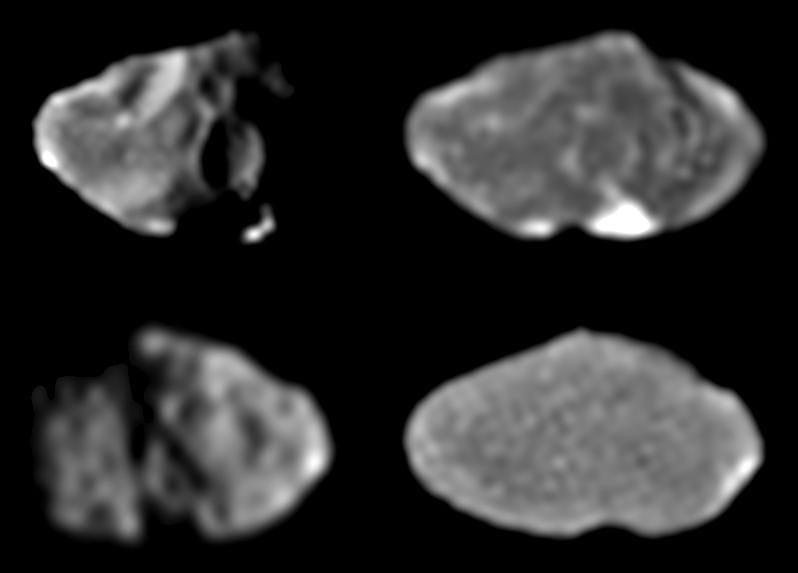 Four Galileo Views of Amalthea