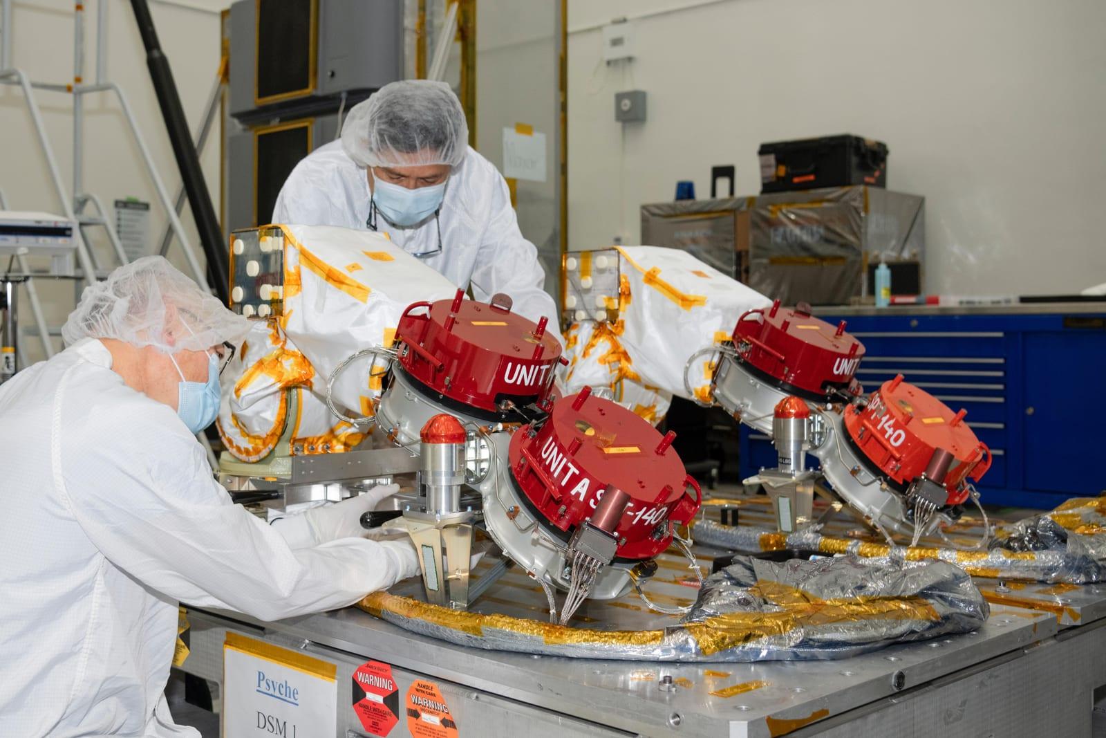 Preparing Psyche's Thruster Installation