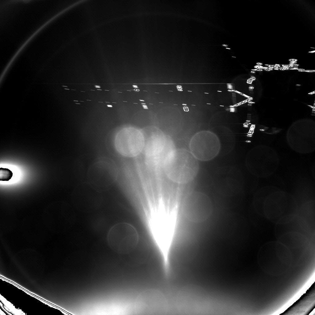 Farewell Shot of Rosetta by Philae Lander