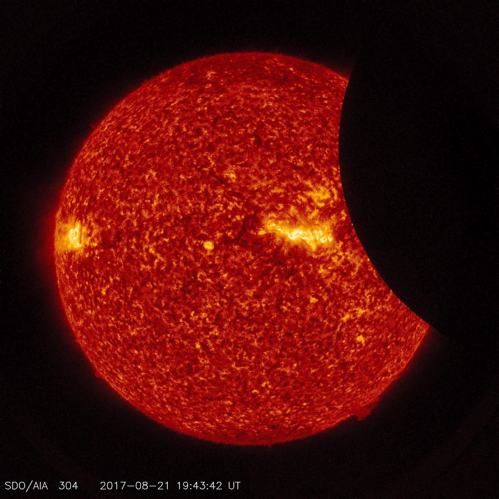 SDO Sees Solar Eclipse