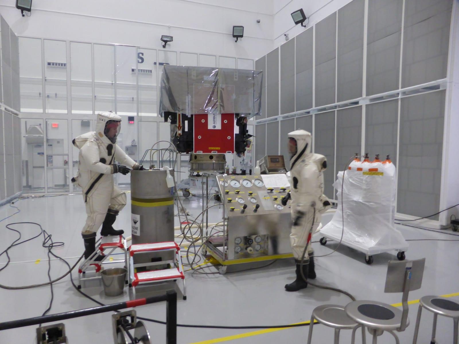 Solar Orbiter Processing: Propellant Loading Operations at Astro