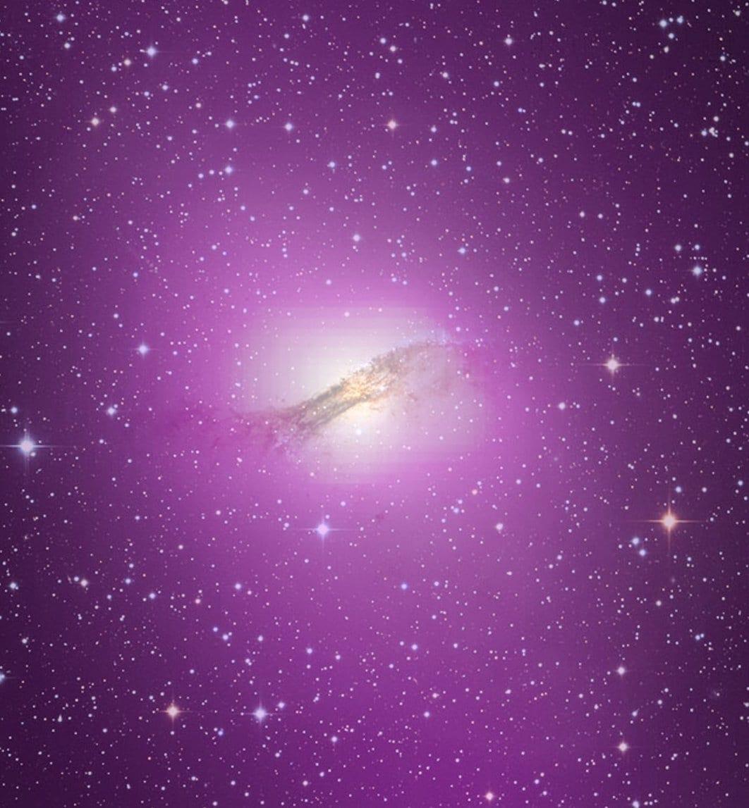 Cen A Optical Gamma Composite