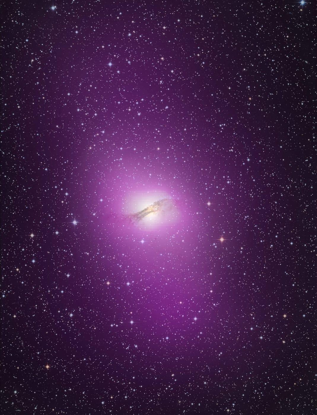 Cen A Optical Gamma Composite