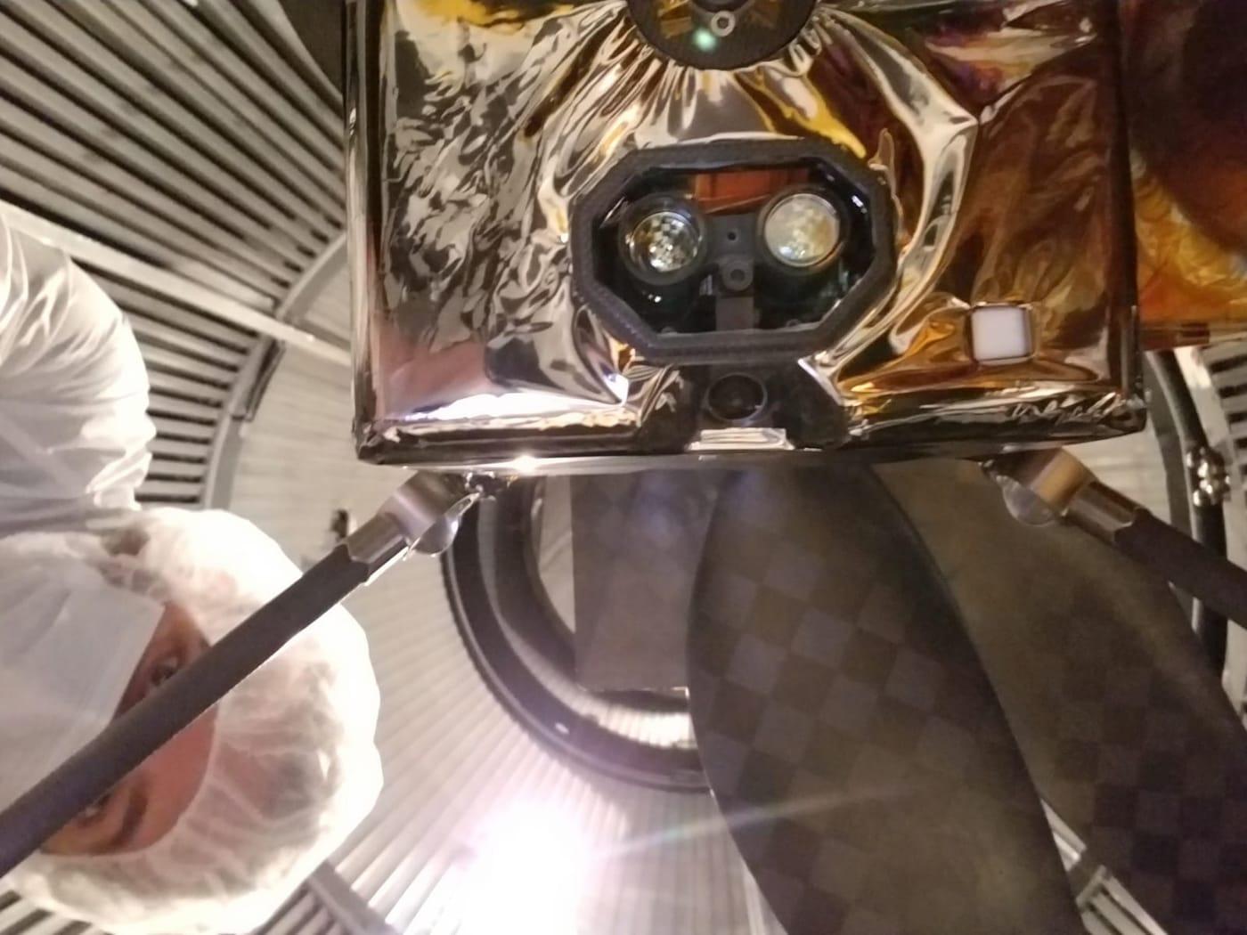 Bottom of Ingenuity Mars Helicopter