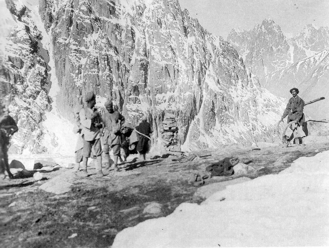 Mintaka — Summit of Mintaka Pass. 1918