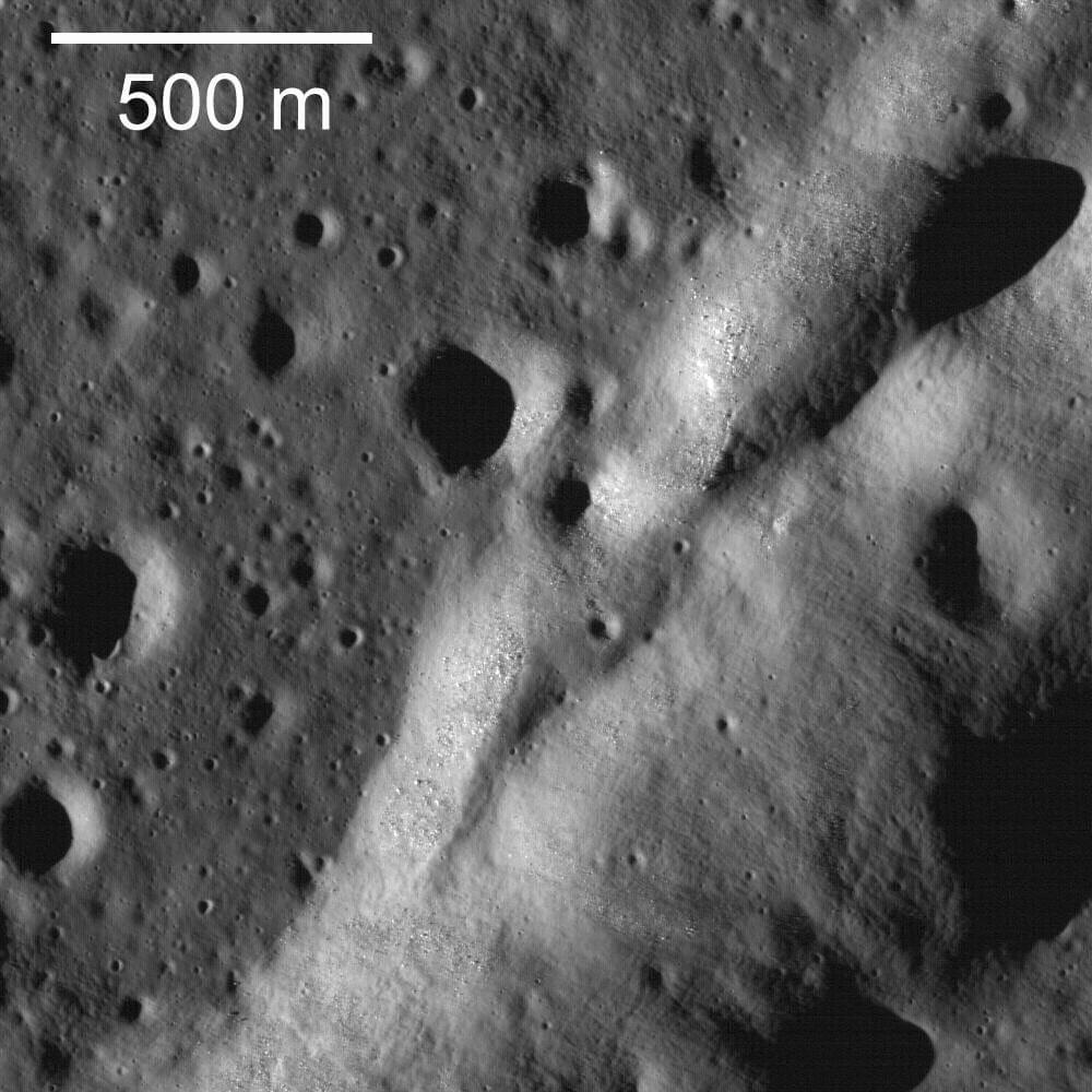 Wrinkle Ridges of Northwest Mare Imbrium