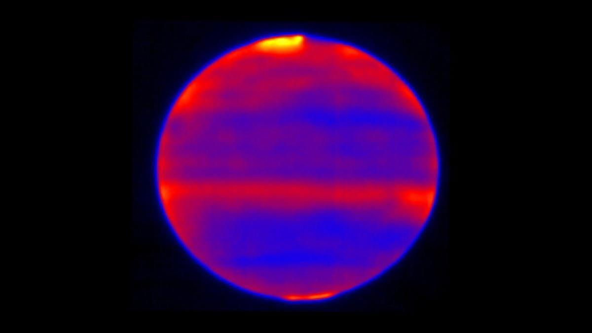 Jupiter Poles: Hot from Solar Wind