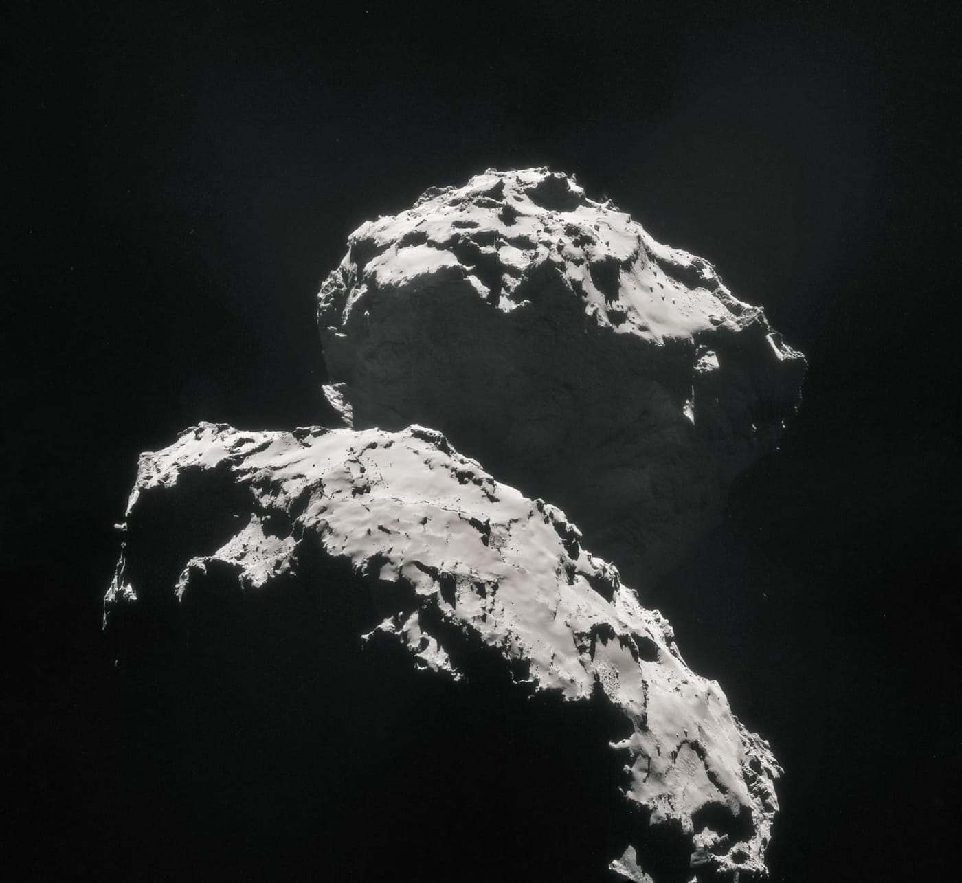 67P/Churyumov–Gerasimenko — Rosetta view of comet 67P-Churyumov–Gerasimenko (eso2001c)