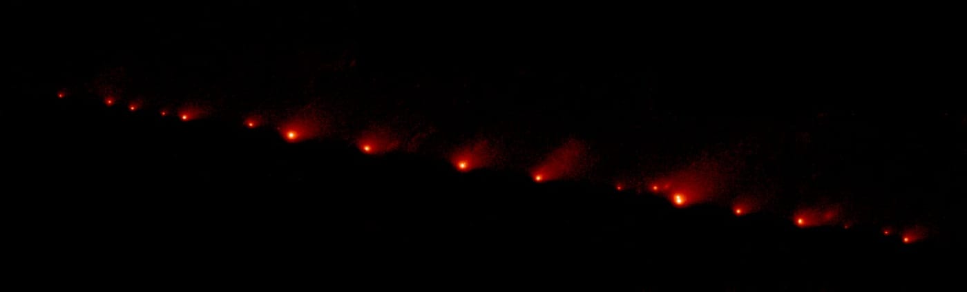 Comet Shoemaker–Levy 9 — Shoemaker-Levy 9 on 1994-05-17