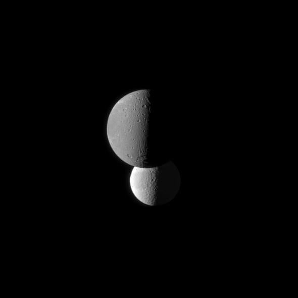 Tethys and Darker Dione