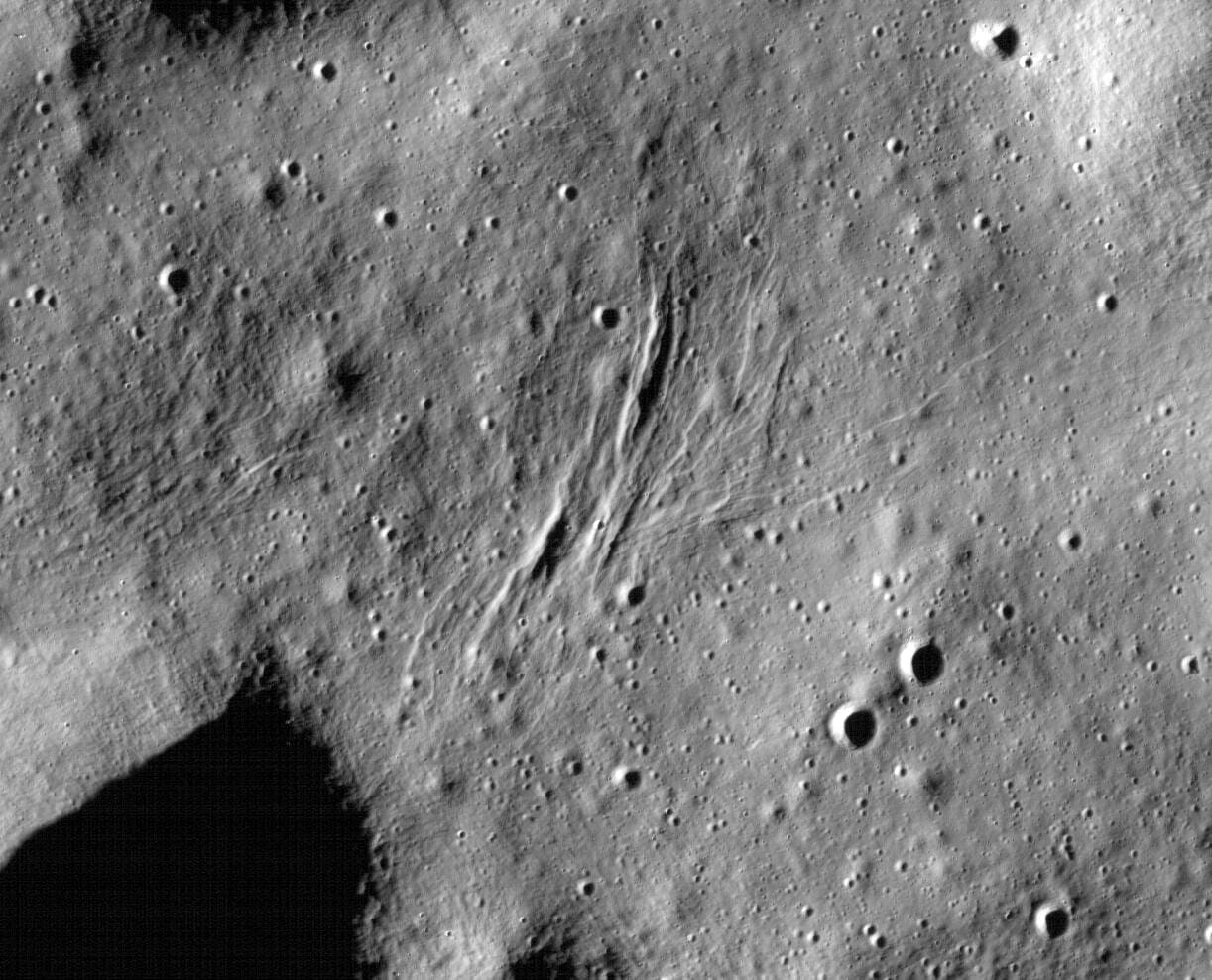 Graben on the Moon
