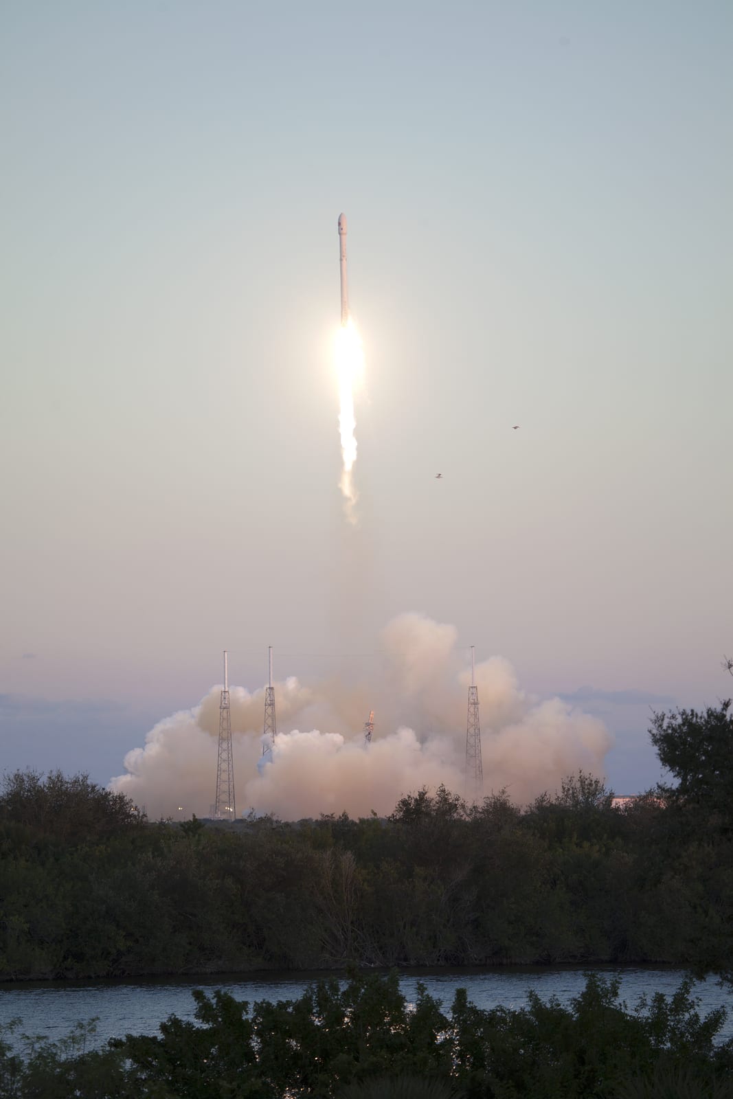 Deep Space Climate Observatory (DSCOVR) lifted off from Cape Canaveral