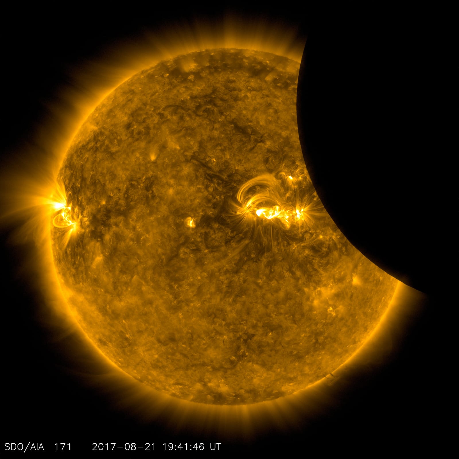 SDO Sees Solar Eclipse