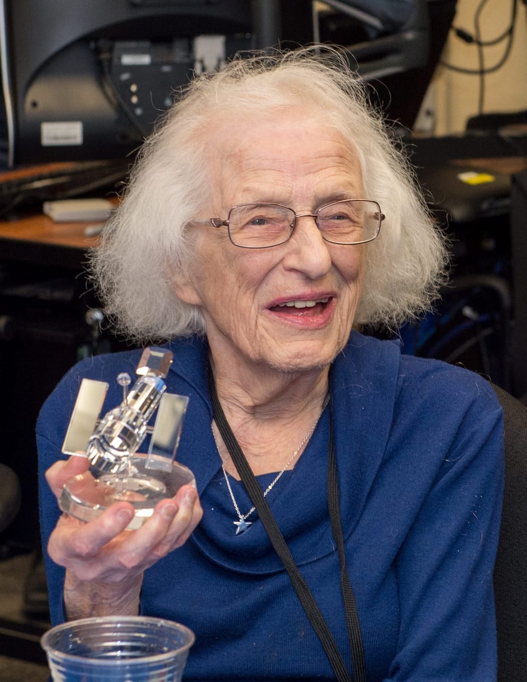 Dr. Nancy Grace Roman visits James Webb Space Telescope (JWST) a