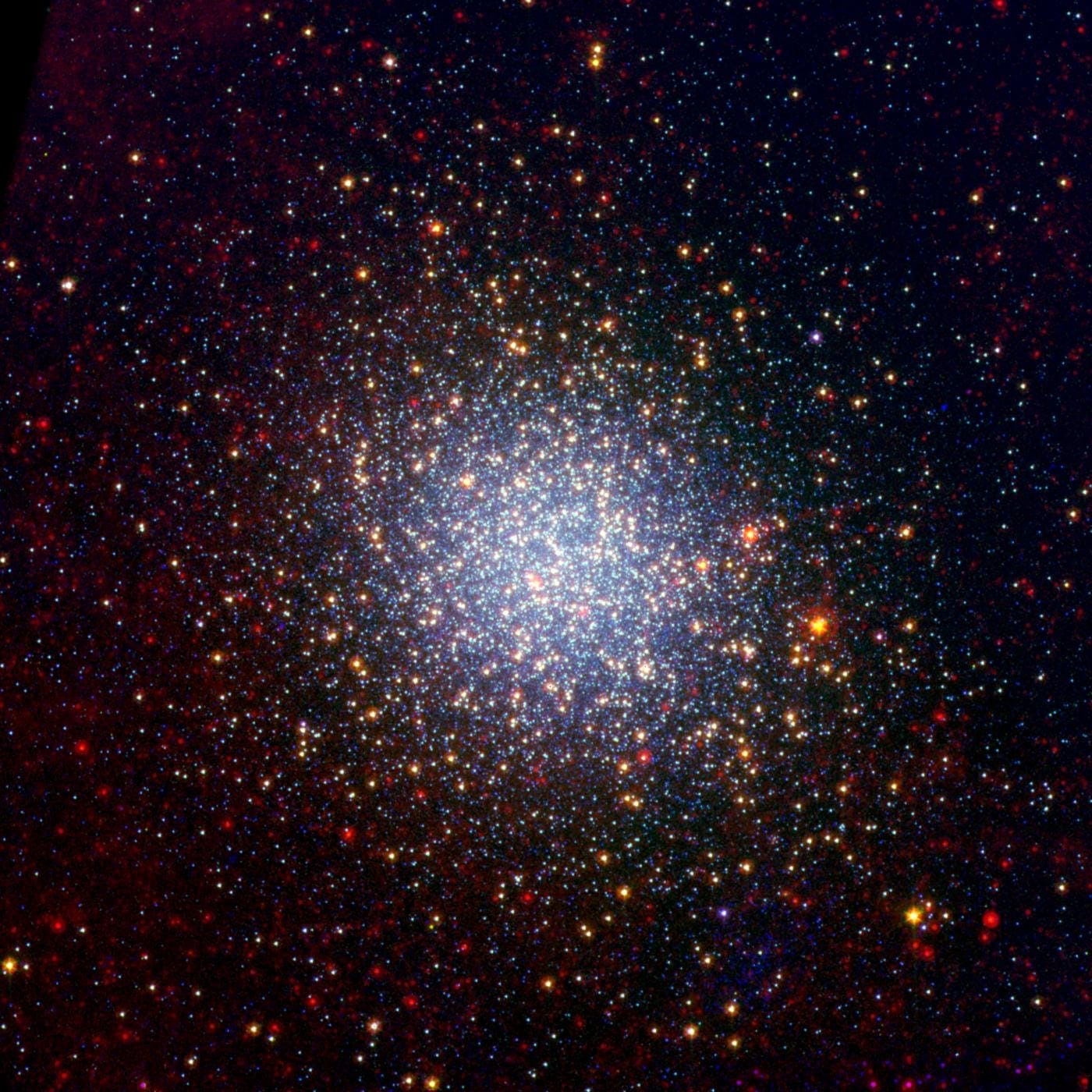 Omega Centauri Looks Radiant in Infrared