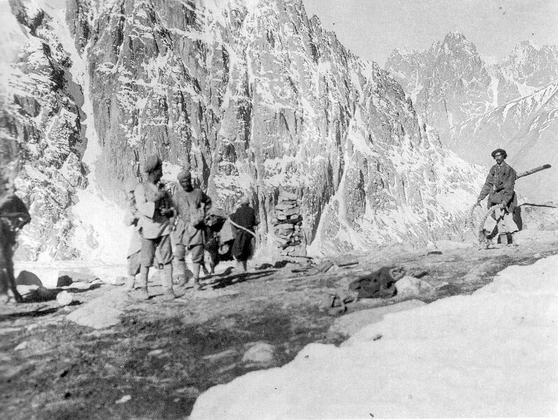 Mintaka — Summit of Mintaka Pass. 1918